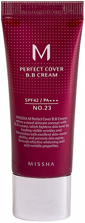Missha~ВВ-крем M Perfect Cover BB Cream #23 Natural Beige